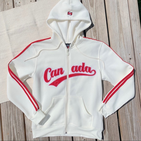 Canada Jackets & Blazers - TeePee Canada 🇨🇦 Front ZIP Fleece Hoodie SOFT